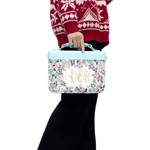 Funda para <span class=keywords><strong>Biblia</strong></span> para Mujer, Bolsa para <span class=keywords><strong>Biblia</strong></span> <span class=keywords><strong>de</strong></span> Cuero PU con Bolsillos y Cremallera para <span class=keywords><strong>Biblia</strong></span> <span class=keywords><strong>de</strong></span> Estudio <span class=keywords><strong>de</strong></span> Tamaño Estándar y Grande, 10.8 x 7.8 x 2 Pulgadas - Product Image 6