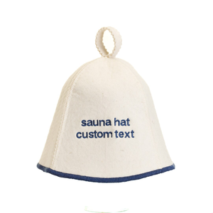 Chapeau <span class=keywords><strong>de</strong></span> Douche et <span class=keywords><strong>de</strong></span> Sauna en Feutre Réutilisable Écologique <span class=keywords><strong>de</strong></span> Haute Qualité pour Hommes et Femmes – Cadeau Idéal – <span class=keywords><strong>Bonnet</strong></span> en Laine Blanche - Product Image 2