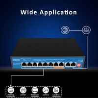 Offres Spéciales commutateur réseau 8 ports PoE avec commutateur Ethernet 10/100Mbps non géré