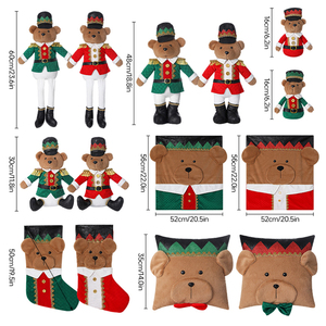 Factory Outlet Handmade Mini Bear Soldier Ornaments <b>Christmas</b> Toys and <b>Gifts</b> - Product Image 6