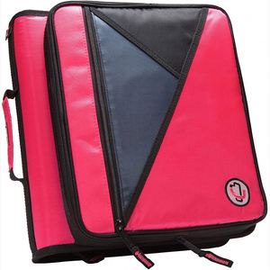 Sac de transport pour ordinateur portable réglable Case-it, gris, en polyester, pour homme, avec fermeture éclair et compartiment pour classeur - Product Image 2