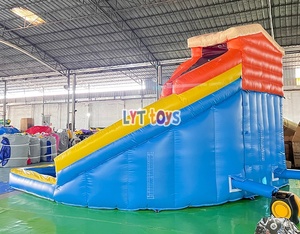 Toboggan aquatique gonflable pour enfants certifié CE, double piste, pour <span class=keywords><strong>location</strong></span> commerciale en extérieur, <span class=keywords><strong>avec</strong></span> <span class=keywords><strong>piscine</strong></span> - Product Image 6