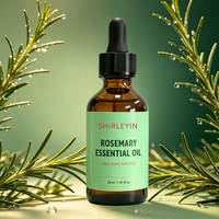 Minyak Rosemary Organik dengan Serum Pertumbuhan Rambut untuk Akar Kuat - Minyak Esensial untuk Kulit Kepala - Kecantikan Alami dan Perawatan Rambut