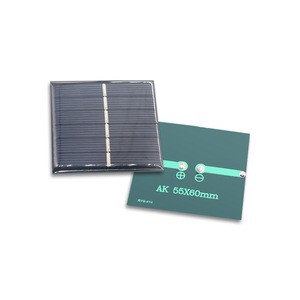 แผงเรซินอีพ็อกซี่พลังงานแสงอาทิตย์ 55x30 มม. 3V 150mA โมดูลเซลล์แสงอาทิตย์โพลีคริสตัลไลน์ซิลิคอนสำหรับการชาร์จแบตเตอรี่ - Product Image 3