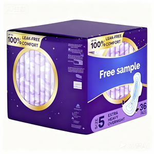 Bio-Baumwolle Biologisch Abbaubare Damenbinden Ultradünne Slipeinlagen Super Saugfähige Damenhygieneartikel - Product Image 1