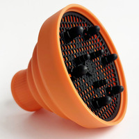 Diffuseur de sèche-cheveux en silicone pliable professionnel pour salon, durable, haute température, outils de barbier portables