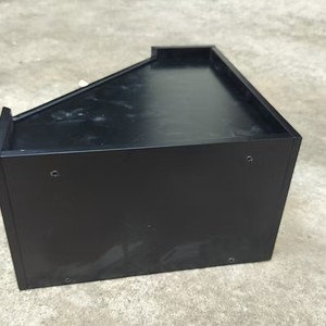 Black Bamboo Angular Bread Box Magnetic Acrylic Door Rectangle <b>Kitchen</b> Storage Freshness Preservation Moisture Proof Food - Product Image 5