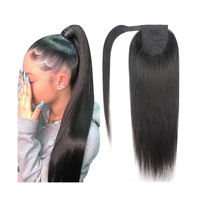 Extensions de cheveux humains brésiliens 100 % naturels, grade 10A, bouclés, avec cordon de serrage, cuticules alignées, pour femmes noires, vente en gros