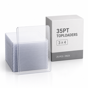 Protectores de Tarjetas Rígidos Transparentes de 35PT, 3x4 Pulgadas, Venta al Por Mayor Directo de Fábrica - Product Image 2