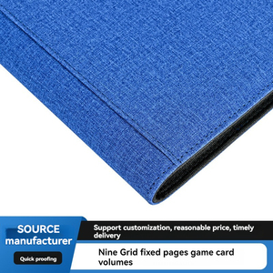 अनुकूलित बहु-रंगीन पु चमड़े कार्ड धारक कलेक्टर एल्बम भंडारण पुस्तक फ़ोल्डर व्यापार कार्ड बिंदर - Product Image 5