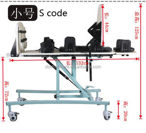Chaise d'entraînement multifonctionnelle, table à manger pour enfants, rééducation <span class=keywords><strong>de</strong></span> la paralysie cérébrale, utilisation quotidienne, aide à la marche, acier léger - Product Image 5
