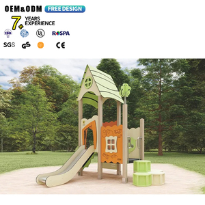 EN 1176 Toboggan en plastique antidérapant pour enfants dans l'aire de jeux de la maternelle - Product Image 2