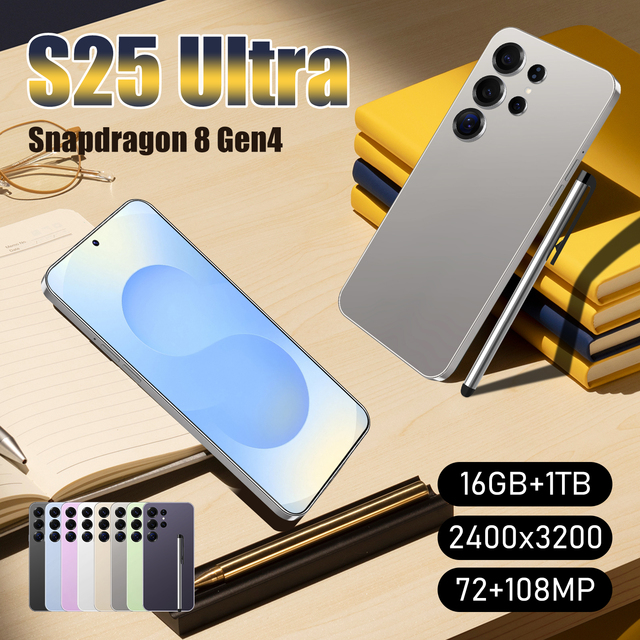 S25 Global Edition Original Smartphone 5G Ultra Wireless Charging Android 15 16GB+1TB RAM/ROM 7800mAh 7.3inch 2K Mobile Phone