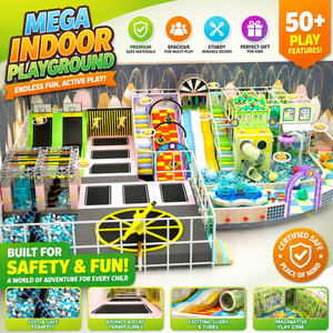 UV Resistant <b>Indoor</b> Playground Soft Play with <b>Slide</b> for Sunlit <b>Indoor</b> Spaces - Product Image 1
