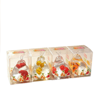 Jouet Squishy Poire Rempli de Vaseline, Jouet Anti-Stress Mignon à Rebond Lent, Jouet Fidget Fruité de Simulation pour Enfants et Adultes