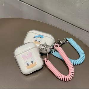 Porte-clés en spirale de sécurité en plastique élastique pour Airphone - Product Image 4