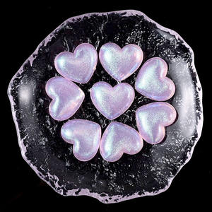 Mini cabochons en résine transparente en forme de cœur pour la Saint-Valentin, à dos plat, pour scrapbooking, bijoux DIY, accessoires pour épingles à cheveux et artisanat - Product Image 6
