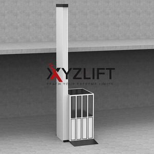 XYZLIFT Aprobado por el 250kg Elevador de escaleras vertical eléctrico para exteriores para el hogar para personas mayores Apartamento Villa Park - Product Image 5