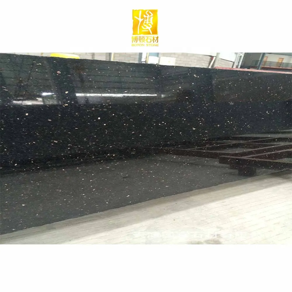 Trung Quốc giá rẻ đánh bóng Granite lát đá đen Galaxy Granite giá trong Bangalore