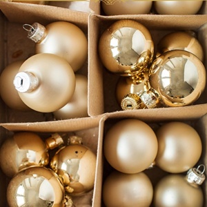 Mini décorations suspendues vendues en usine pour décorations d'arbre 3/4/5/6/8/10cm Décorations de Noël Navidad Ensemble de boules de Noël - Product Image 3