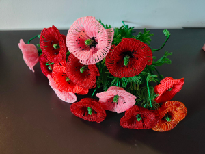 Amapola Eterna con Pétalos Rojos Vibrantes que Nunca Pierden su Brillo - Product Image 3