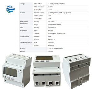 Dễ dàng bấm vào đồng hồ năng lượng wifi cho ban công quang điện Đồng hồ điện Din Rail kỹ thuật số Đồng hồ điện giám sát năng lượng không dây - Product Image 2