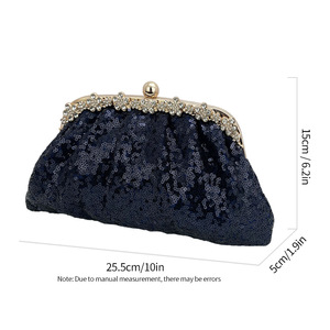 Sacs à bandoulière tendance pour femmes avec chaîne, sacs carrés à la mode pour soirées - Product Image 6