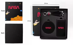 <span class=keywords><strong>Regalos</strong></span> corporativos únicos con logotipo Ideas de negocios con logotipo Cable 3 en 1 Cargador inalámbrico Banco de energí<span class=keywords><strong>a</strong></span> Delgado Juego de regalo de Navidad - Product Image 5