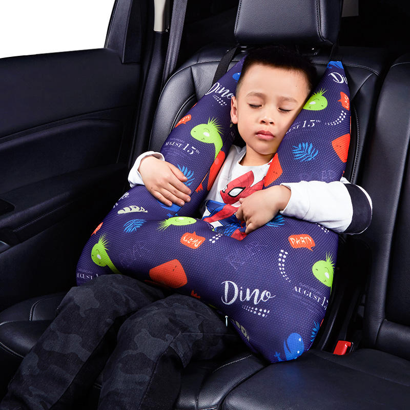 Festnight Bebé Niños Pequeños en Forma de U Suave Viaje de Animados Asiento de Seguridad del Coche Cuello Soporte Almohada Reposacabezas Amortiguador para 1-6 Años Burro vemax.es
