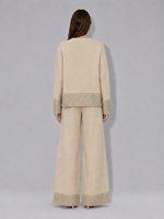 Ensemble pull et pantalon en tricot doux pour l'automne, ensemble décontracté en cachemire uni, ensemble en tricot deux pièces pour femmes