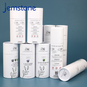 Embalaje personalizado Push Up Blanco Rojo Tubo de cartón Botellas redondas de alimentos Tubo de papel giratorio de lujo - Product Image 2