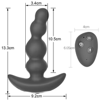10-Frequenz Analkugeln Vibrator Sexspielzeug Männlicher Analstimulator Prostata-Massage Analplug Dildo Vibrator für Männer