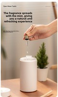 Humidificateur de voiture en céramique à lumière d'ambiance colorée transfrontalier 101-200ml, vente en gros d'usine, rechargeable, contrôle tactile, modèle 36dB