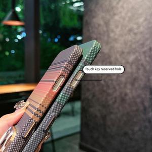 Nuova Custodia Magnetica Sottile <span class=keywords><strong>con</strong></span> Texture in Fibra di Carbonio per <span class=keywords><strong>iPhone</strong></span> 17 <span class=keywords><strong>14</strong></span> 15 16 Pro Max 17 Air <span class=keywords><strong>con</strong></span> Cornice Metallica per <span class=keywords><strong>Fotocamera</strong></span>, <span class=keywords><strong>Cover</strong></span> Rigida Antiurto - Product Image 5