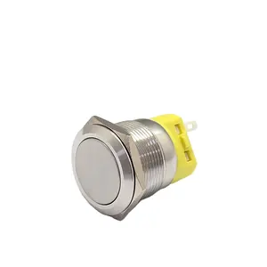 FILN impermeabile 22mm 1 no1nc in acciaio inox momentaneo 3 Pin terminali interruttore a pulsante macchina On Off Switch