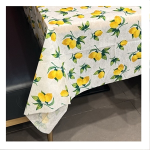 <span class=keywords><strong>Nappe</strong></span> Jaune Citron Rectangle <span class=keywords><strong>Toile</strong></span> <span class=keywords><strong>Cirée</strong></span> Anti-Déversement Couverture de Table <span class=keywords><strong>Toile</strong></span> <span class=keywords><strong>Cirée</strong></span> Imperméable - Product Image 4