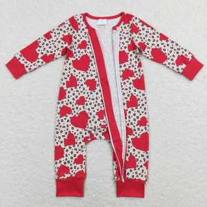 Nouvelle Collection 2026 : Ensemble Pyjama Décontracté à Manches Longues en Polyester Doux et Extensible avec Imprimé Cœur pour la Saint-Valentin – Prêt à Expédier - Product Image 4