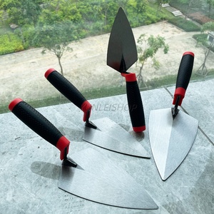 Ensemble de 4 truelles à maçonnerie, truelle à briques et spatule en acier au carbone, outils à main pour la maison et le chantier - Product Image 4