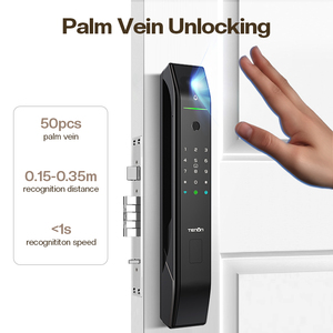 Tuya WiFi <strong>Controlled</strong> Smart Door Lock for Wood 3D Face Recognition <strong>Fingerprint</strong> Password Key Smart Home <strong>Access</strong> Digital Features - Product Image 2