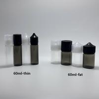 Personalizado 30ml 60ml 120ml Plástico PET Squeeze Botellas de aceite de plástico Gota Botellas de líquido con tapa giratoria