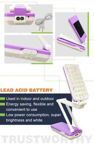 Eco-friendly Shenzhen solar cell, the wireless table lamps rotating - Product Image 5