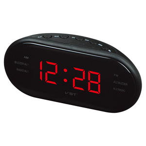 Reloj <span class=keywords><strong>Despertador</strong></span> Electrónico LED Silencioso con Radio <span class=keywords><strong>AM</strong></span>/FM de Doble Canal, Cambio de Color Luminoso, Ideal para Regalo - Product Image 2