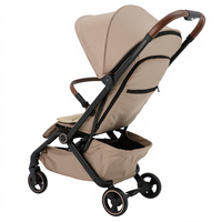Poussette bébé Abon BS6020 légère en alliage d'aluminium, cadre en métal, pliage à une main, système de voyage, capacité de charge de 15 kg