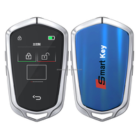 Kit de clé de voiture universelle modifiée avec télécommande intelligente LCD et démarrage sans clé pour Cadillac Style
