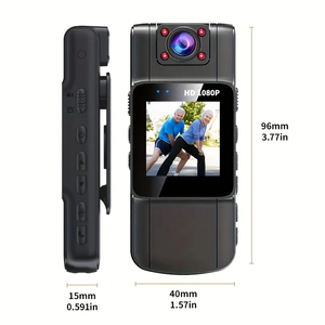 <span class=keywords><strong>Mini</strong></span> Cámara Corporal WiFi 1080P, Grabadora de Video de Alta Definición 4K de 8 Horas, Portátil, 30fps, Seguridad, Acción - Product Image 4