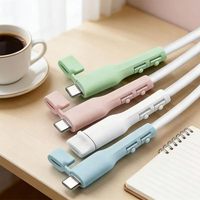 Protector de Cable Anti-Rotura, Funda de Silicona Suave para Móvil, Tipo C, Micro USB, Enrollador de Cable Universal, Accesorios para Cables