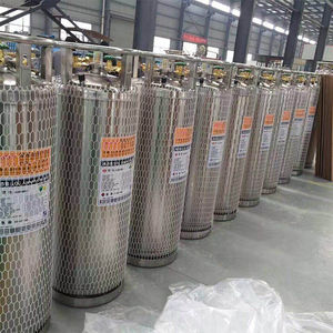 ถังแก๊ส dpw 210L LO2 LN2 LAR LNG ถังเก็บไนโตรเจน LCO2สำหรับเก็บสเปิร์มถังแก๊ส dpw ภายใน - Product Image 2