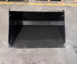 Godet sans dents pour mini-chargeuse, godet pour manutention et aménagement paysager, godet d'attache pour travaux de construction, certifié EMC - Product Image 5