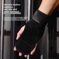 Correas de Cuero para Levantamiento de Pesas, Barra, Press de Banca; Guantes de Agarre para Dominadas para Hombres y Mujeres; Calidad Profesional