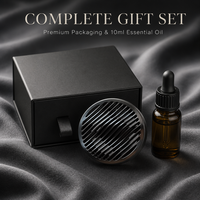 Diffuseur de parfum premium pour voiture, clip d'aromathérapie en zinc ondulé circulaire, désodorisant pour véhicule de luxe